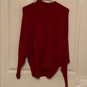 Philosophy dark red sweater